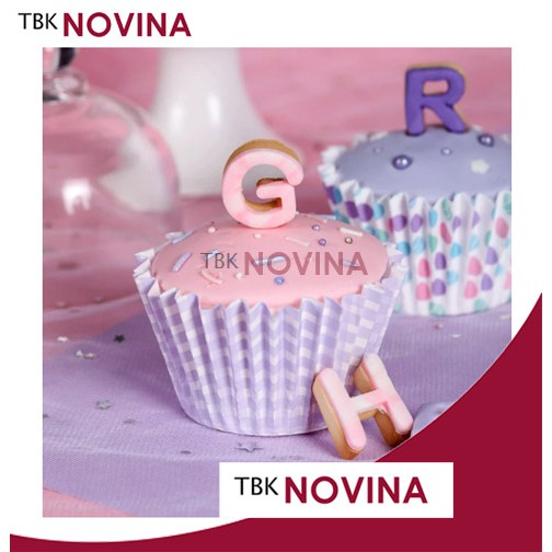 Cetakan Kue Kering Fondant Huruf Angka Alfabet Alphabet 40pcs / Embosser - Image 2