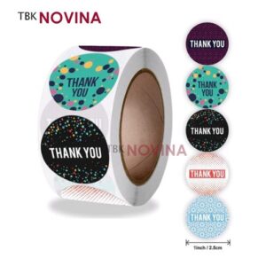 [KODE 41] Stiker Thank You / Label Segel Thank You (10 pcs)