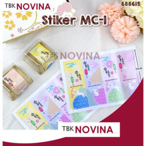 [ 1 LEMBAR ]  STIKER MOONCAKE / STIKER KUE BULAN