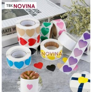 [KODE LOVE ] Stiker LOVE / Label segel  2.5cm (10pcs)
