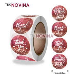 [KODE 131] Stiker Thank You / Label Segel Thank You (10 pcs)