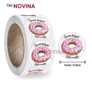 [KODE 35] Stiker Thank You / Label Segel Thank You (10 pcs)