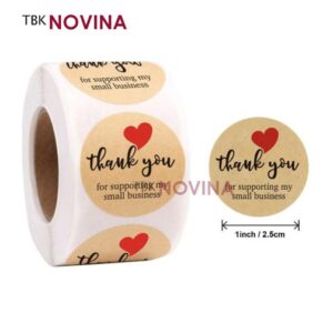 [KODE 50] Stiker Thank You / Label Segel Thank You (10 pcs)