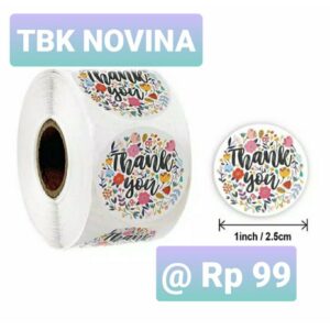 [KODE 11] Stiker Thank You / Label Segel Thank You (10 pcs)