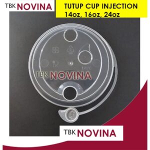 [ 25pcs ] TUTUP cup injection / TUTUP gelas injeksi size 12oz (380ml) 14oz (400ml) / 16oz (500ml) / 24oz (700ml)