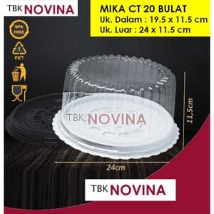 [ 5pcs / 10pcs ]  MIKA CT 20 / 22 BULAT KOTAK SEKAT / MIKA TUMPENG MINI / MIKA CAKE CT 22 SEKAT BULAT KOTAK