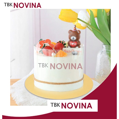 TATAKAN ALAS KUE EMAS POLOS / CAKEBOARD GOLD / CAKE BASE BULAT KOTAK 15cm-24cm POLOS - Image 4
