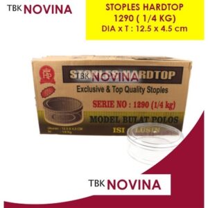 [ 12pcs ] STOPLES KUE 250gram TOPLES BULAT HARDTOP 1290  ( 1/4kg) / unity 302