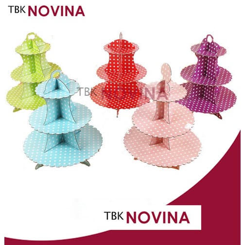 CUPCAKE STAND 3 TIER / TEMPAT CUPCAKE 3 TINGKAT