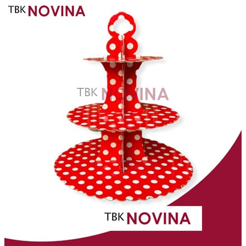 CUPCAKE STAND 3 TIER / TEMPAT CUPCAKE 3 TINGKAT - Image 3