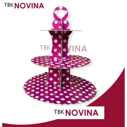 CUPCAKE STAND 3 TIER / TEMPAT CUPCAKE 3 TINGKAT - Image 4