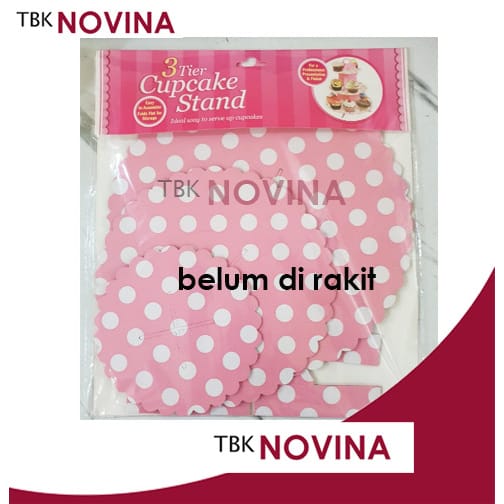 CUPCAKE STAND 3 TIER / TEMPAT CUPCAKE 3 TINGKAT - Image 5